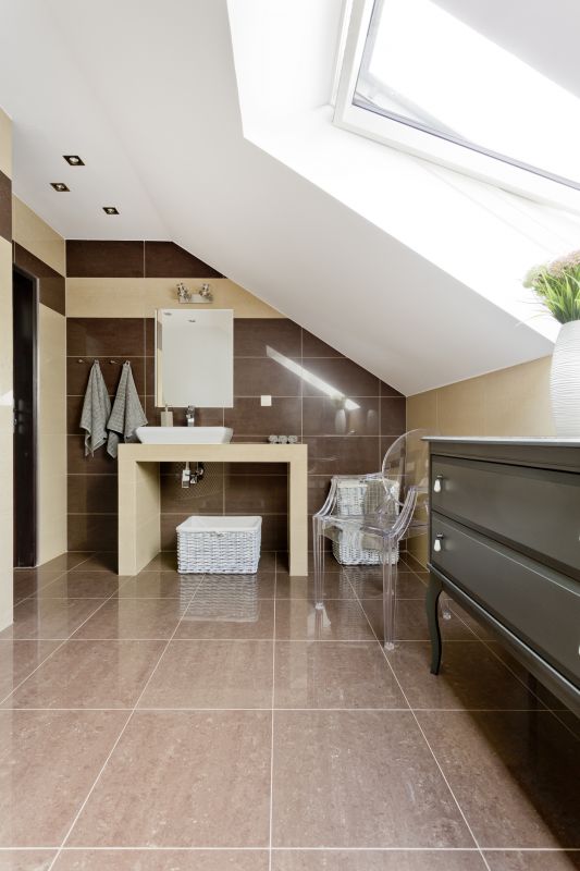 Luxury Bathroom with Ambient Lighting